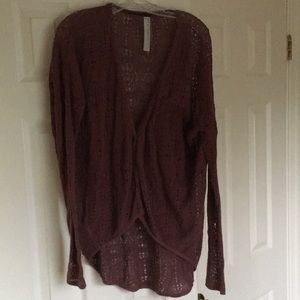 Crochet Free People Oversized Cardigan